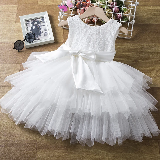 Embroidered White Children's Dress  Kids Wedding Dresses Girls - Child  Style White - Aliexpress