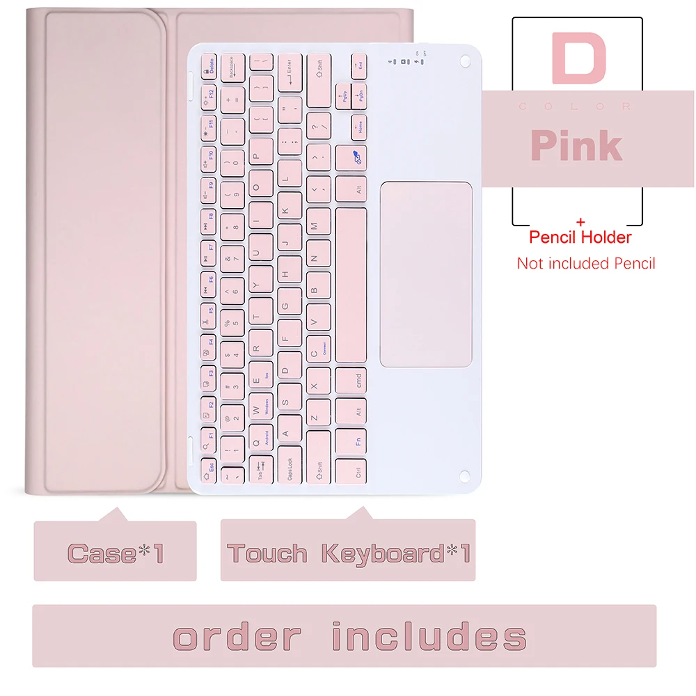 Universal Magic Keyboard Case with Wireless Mouse
