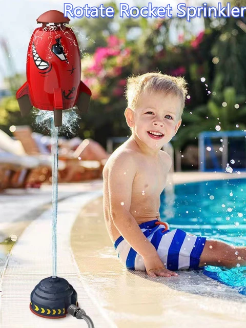 Jouet d'arrosage d'extérieur pour enfants, jouet spinning Splash d'été avec  connecteur de tuyau pour jardin, jardin, extérieur, jeu pour les