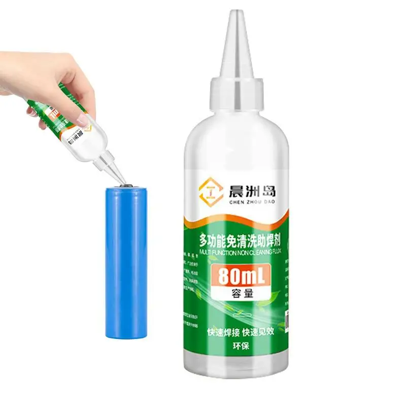 30/80ml Stainless Steel Flux Soldering Paste Liquid Solder Tool Quick Welding Effective Liquid Welding Materials Soldering Tools 50ml stainless steel flux paste liquid solder tool nickel copper metals quick welding welding aid materials