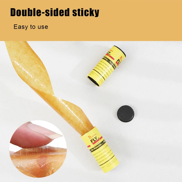 4 Tekercscsík Beltéri És Kültéri Ragadós Légycsapda Egyedi Tervezési Légypapír -Szalagkapó Növények Otthon - Image 2