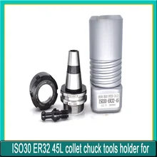 

1pcs ISO30 ER32 45LCNC engraving machine milling wood working Balanced shankISO30 antirust tool holder collet chuck tools
