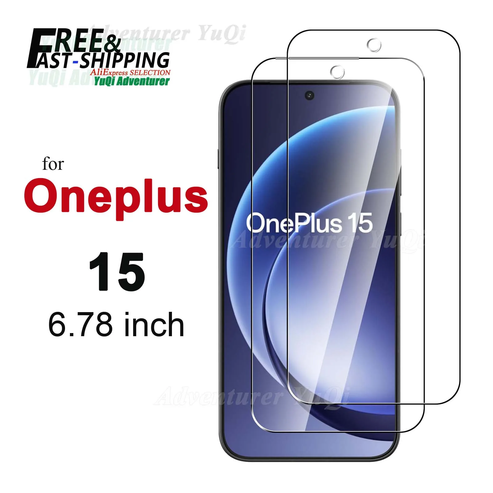 Premium Tempered Glass Screen Protector - 6.78 Inch HD Clear, 9H Hardness, Anti-Scratch, Case-Friendly Design
