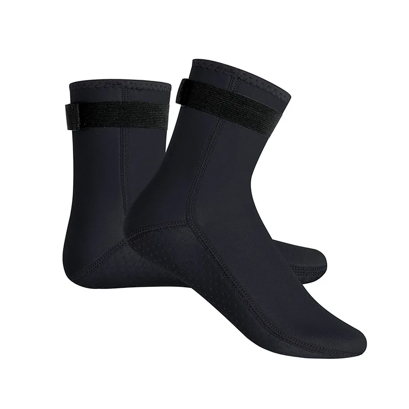 Calzini in Neoprene da 3MM nuoto da uomo stivali da Snorkeling caldi da immersione calzini da spiaggia resistenti all'usura antiscivolo a tubo lungo da donna