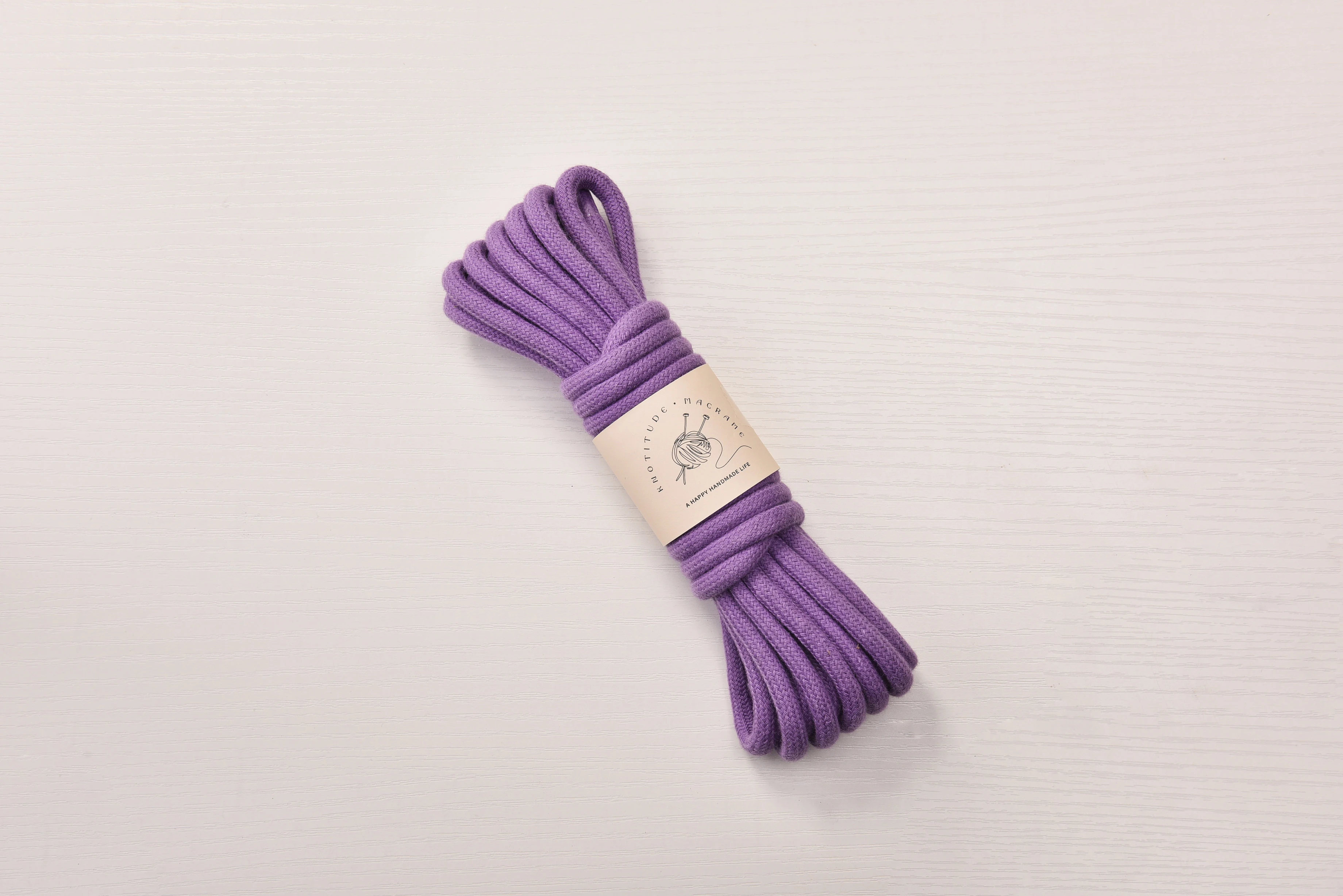 Vibrant 6mm Cotton Braid Cord - 5 Meters