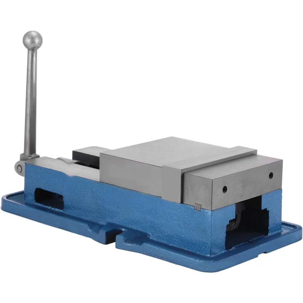 ACCU Lock Down Vise Precision Milling Vice 6 Inch Jaw Width Drill Press Vise Milling Drilling Machine Bench Clamp Clamping Vice 5