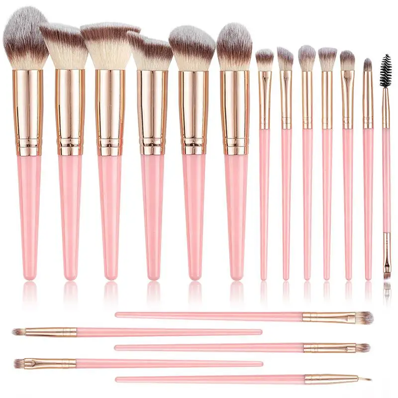 Complete 20-Piece Makeup Brush Set for Beginners - Perfect for Creative Looks