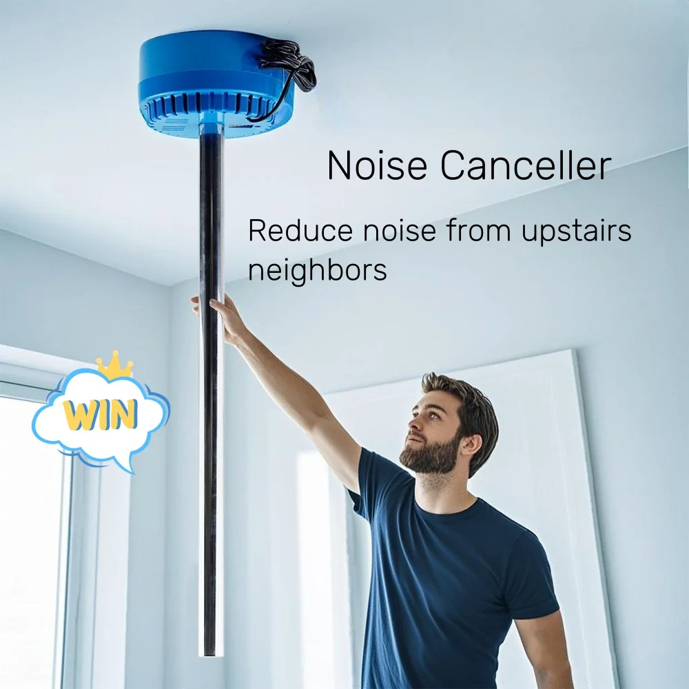 מכשיר להפחתת רעש ביתי להפחתת/הפחתת/חיתוך רעש שכנים למעלה מכונת להפחתת רעש/מופלר להפחתת רעש בחזרה