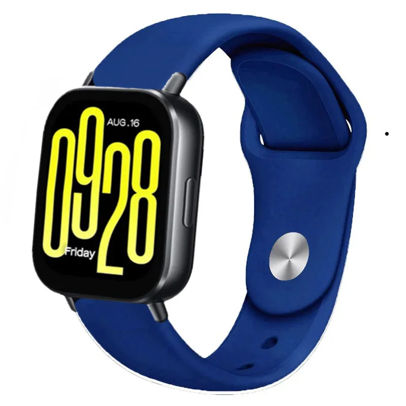Comfortable 22mm Soft Silicone Strap - Replaceable Wristband for Smartwatches