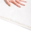 Round Cream Living Room Carpet Abstract Stripe Art Decorative Rug Soft and Comfortable Study Carpets Foldable Cloakroom Rugs 양탄자 6