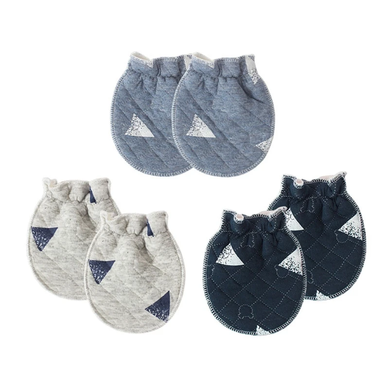 

Simple Baby Knit Gloves Newborn Anti-eat Hand Anti-Grab Glove Mitten Anti Scratching Gloves Newborn for Protection