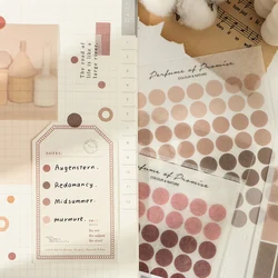 6Sheets Decorative Stationery Stickers Scrapbooking Notebook Diary Planner Schedule DIY Tag Label Postcard Album Sticker Custom