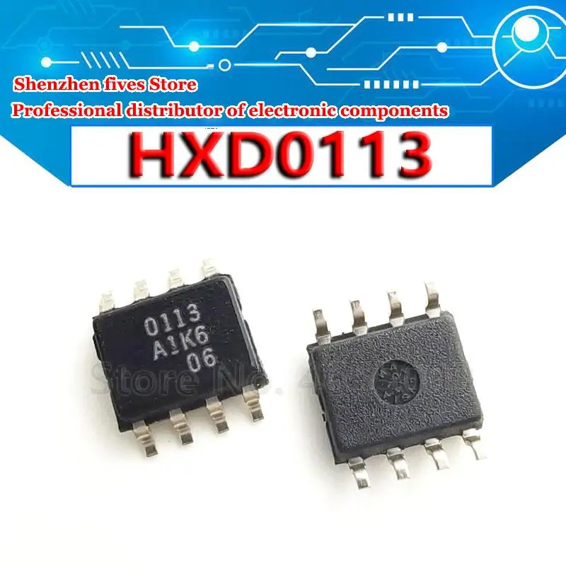 

5 шт./лот 0113 0113A HXD0113 SOP-8 SMD ЖК-телевизор, чип управления питанием, новая Оригинальная интегральная схема
