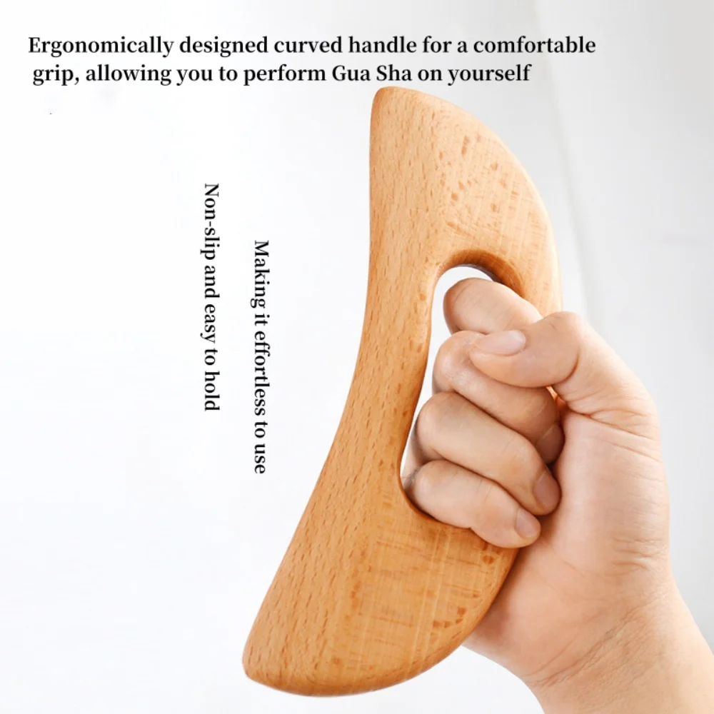 Wooden Gua Sha Tool Scraping Board Massage Tool Slimming Guasha Massage Board Gua Sha Scraper Body Massage Therapy Tool 4