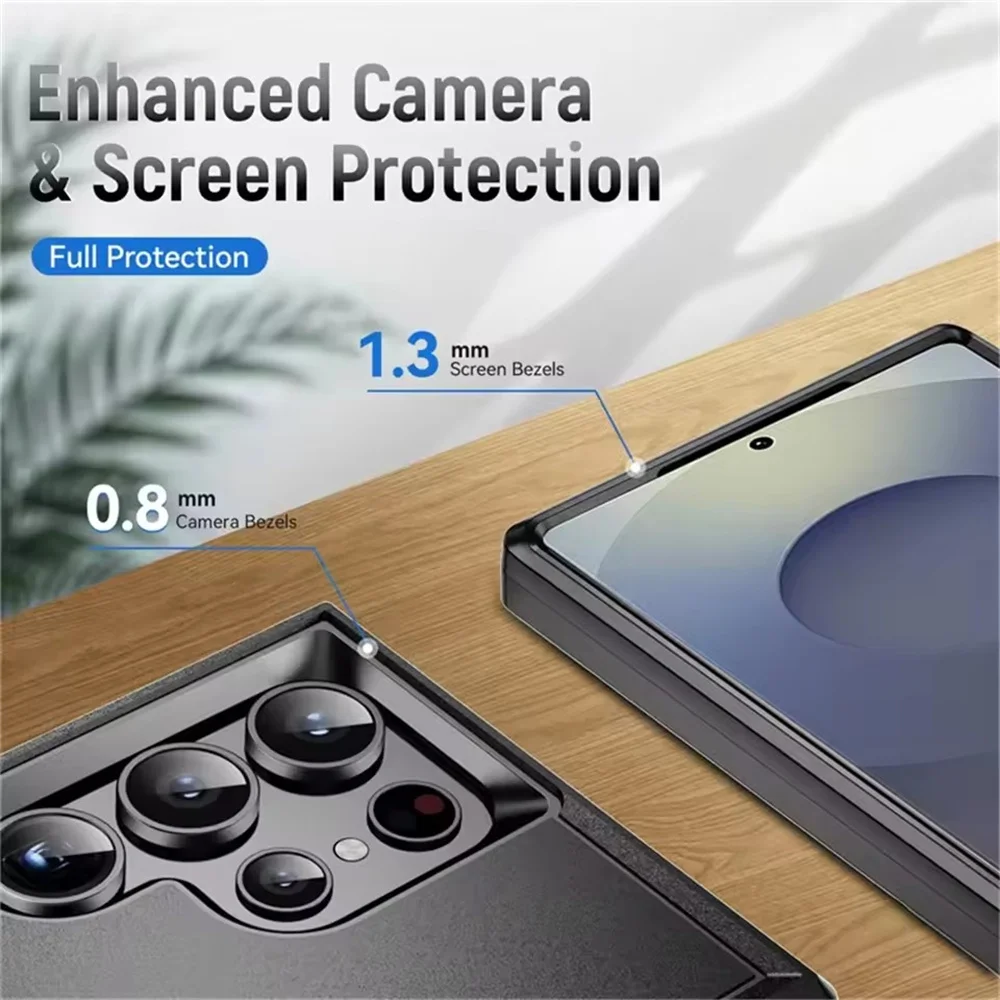 Luxury Military Armor Shockproof Dual-Layer Bumper Case
