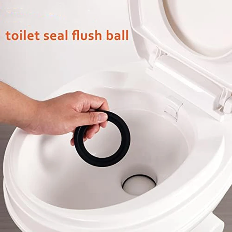 

2Pcs RV Toilet Seal Kit Perfect Replacingfor 300/310/320 RV Toilet Parts Solve The Leakage Problem Durable Easy To Use