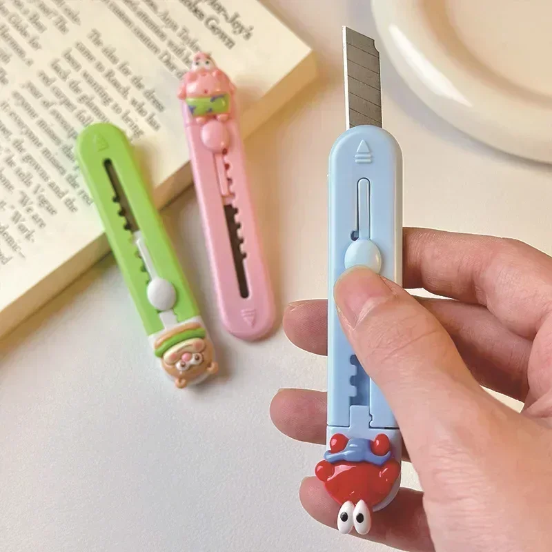 1Pc /8Pcs Creative Art Knife Cute Cartoon Express Delivery Artifact Portable Paper Cutter Hand Account Knife Letter Opener Sword