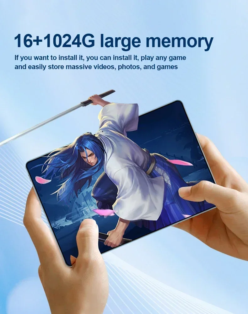 Android Tablet Tablet PC Original Pad 15 Pro 10.1 inch Snapdragon 8gen2 16GB+1024GB 10000mah Android 13 Xioami Global 5G Dual SIM WIFI HD Screen