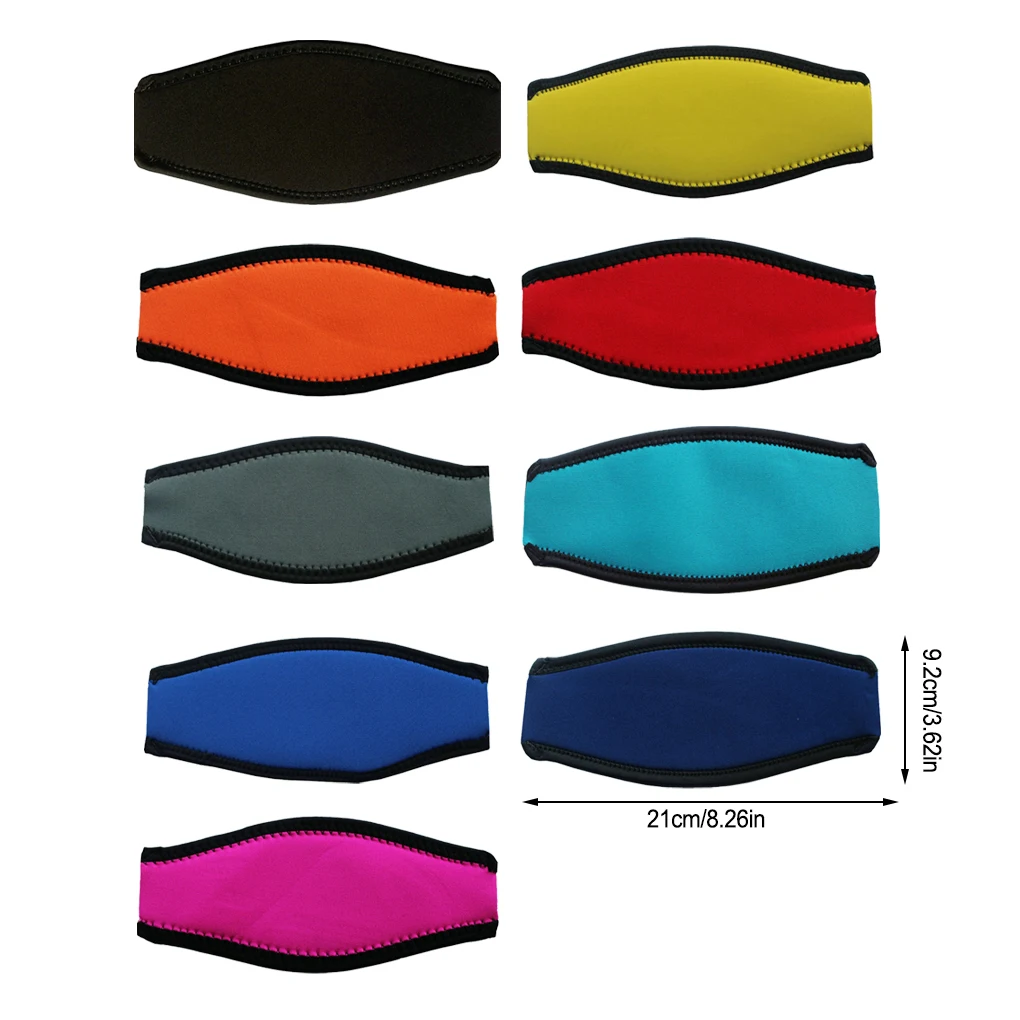 Scuba Padded Neoprene Strap Cover Dive Protect Comfort Belt Diving Swimming Goggles Head Band Watersports Wrapper