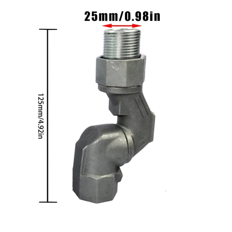 TAUSOM 1 Inch NPT Fuel Swivel - 360 Rotating Connector For