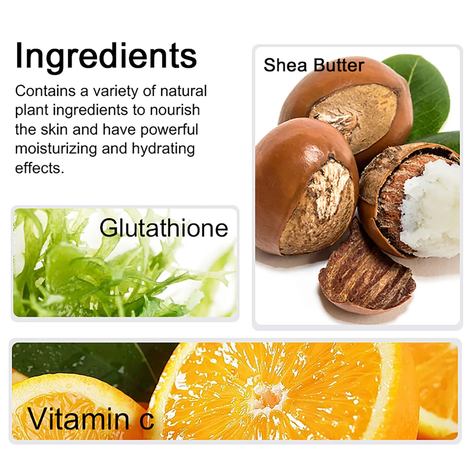 AILKE Whitening Skin Care Cream, Lightening Lotion, Remove Dark Spots With Glutathion, Shea Butter, Moisturizing Body Cream 6