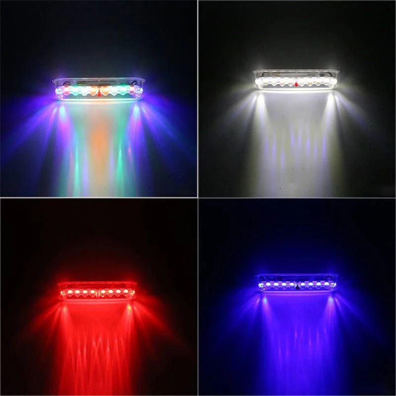 Solar LED Car Burglar Alarm Emergency Safety Warning Light Vibration Light Sensor Motorcycle Anti-collision Flashing led warning light,auto led light