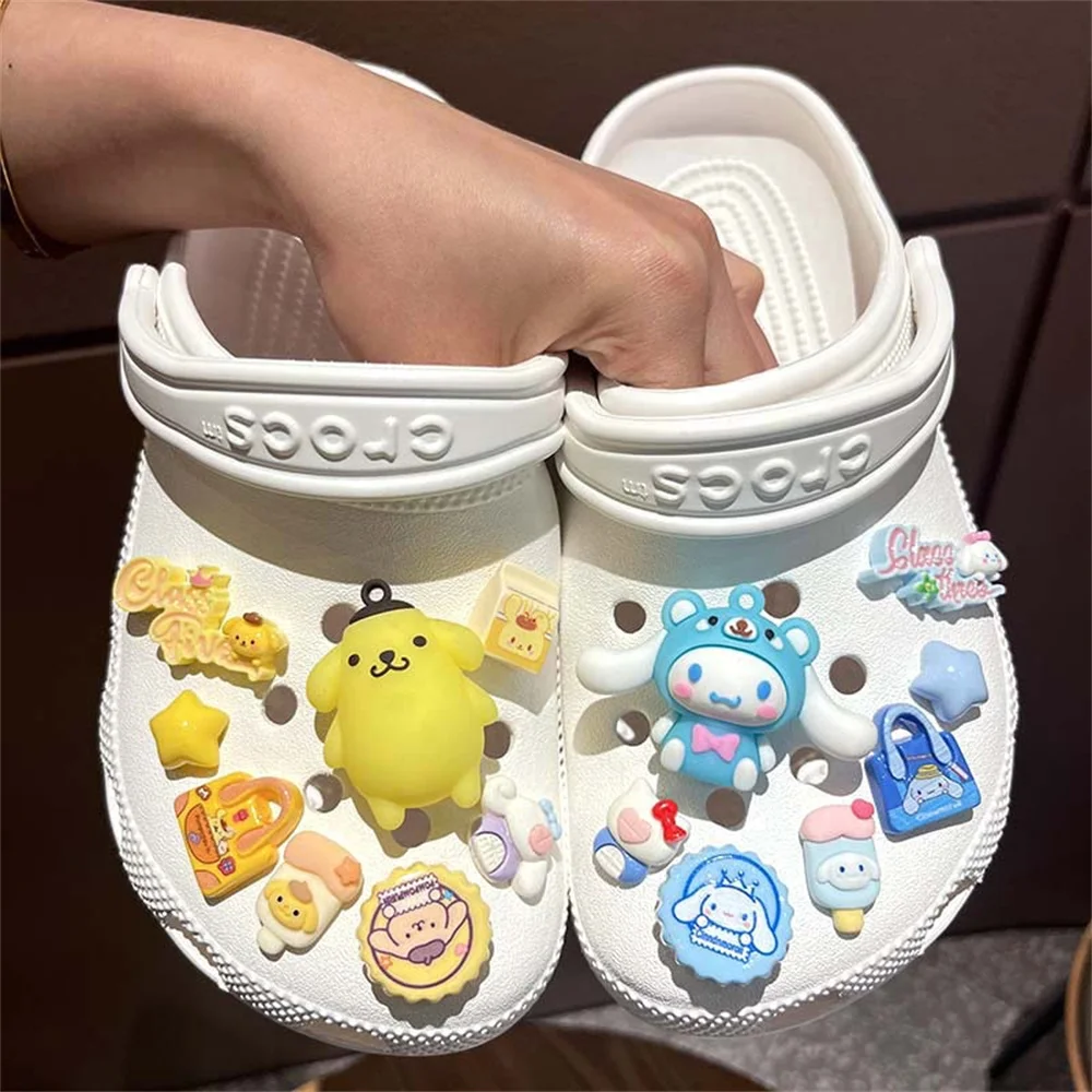 Sanrio LED Shoe Charms Fit Sandals Crooo Decorations X-mas Gifts