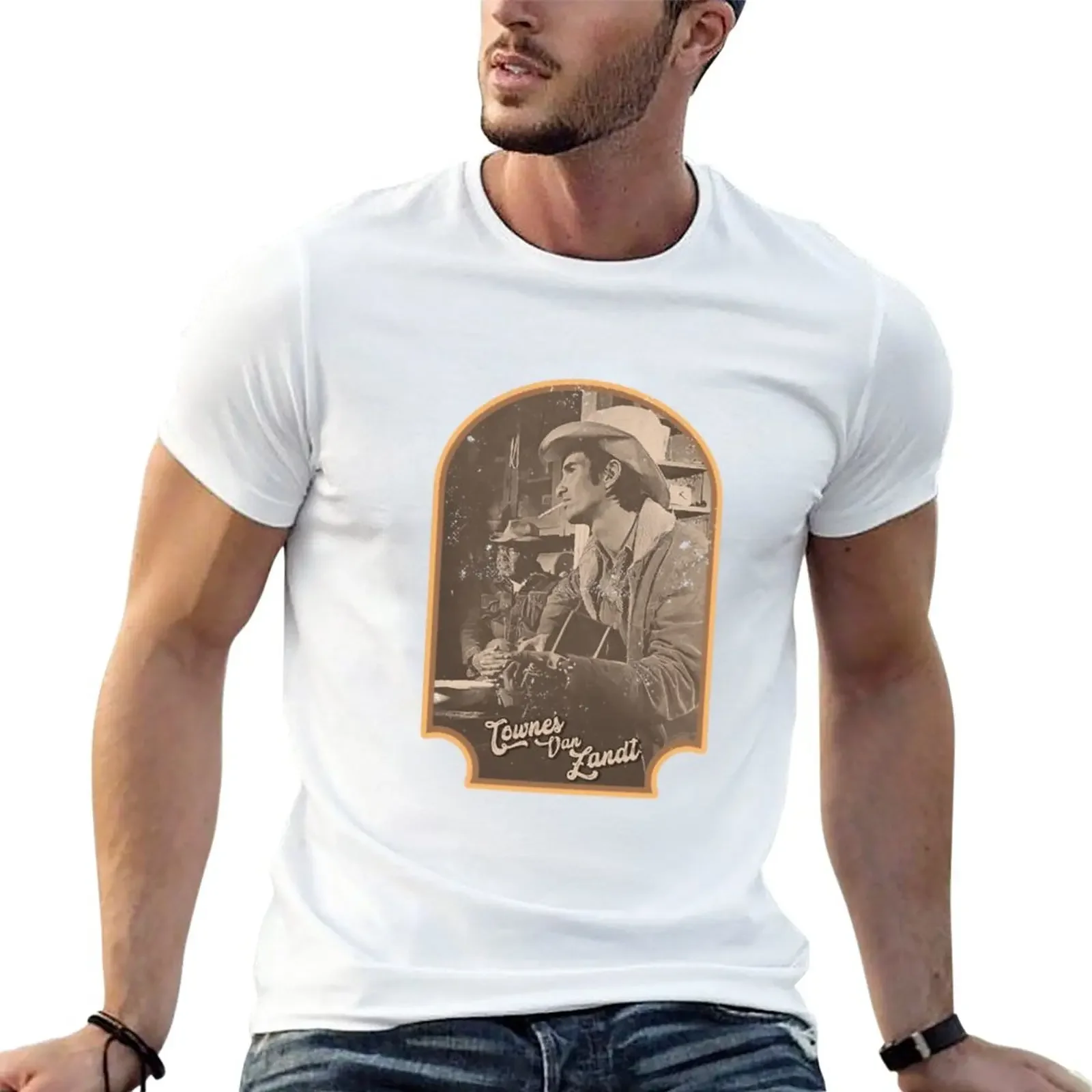 

Townes Van Zandt для сакэ песни Классическая футболка футболки для мальчиков белые заготовки летняя одежда тяжелые футболки для мужчин