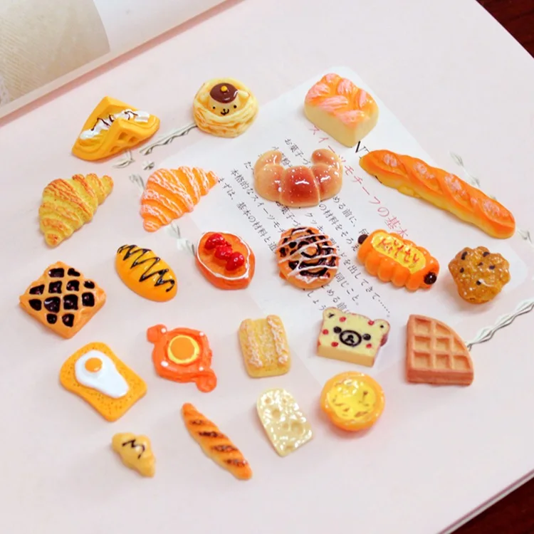 Cute Miniature Dollhouse Supermarket Food Snacks Mini Cake Wine Drink for Doll Kitchen Accessories 3