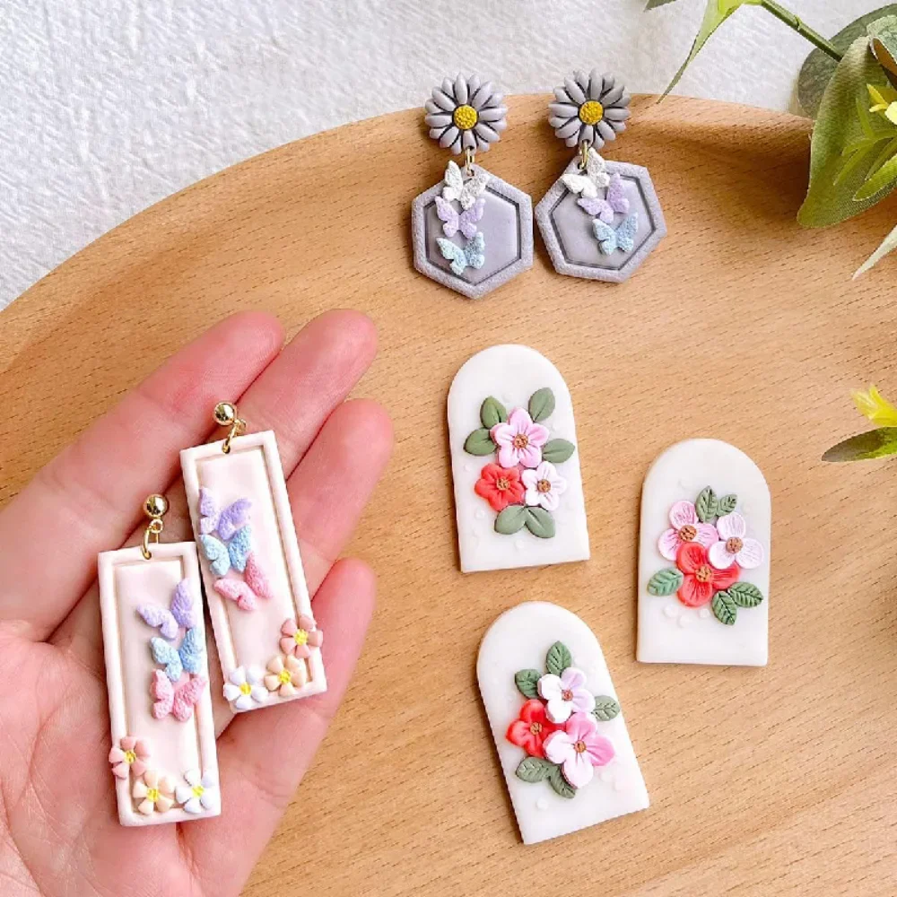 10 Shapes Polymer Clay Cutters for Jewelry Making-Perfect for Polymer Clay Earrings and More