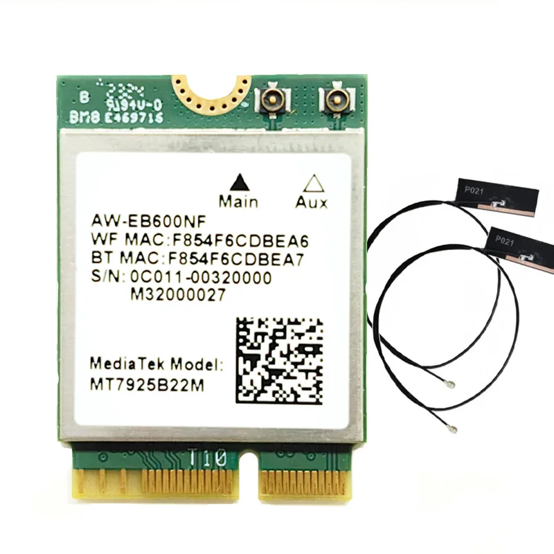 MediaTek MT7927 無線LANカード アンテナなし MediaTek MT7927 無線LANカード アンテナなし レノボ・レギオン7のWi