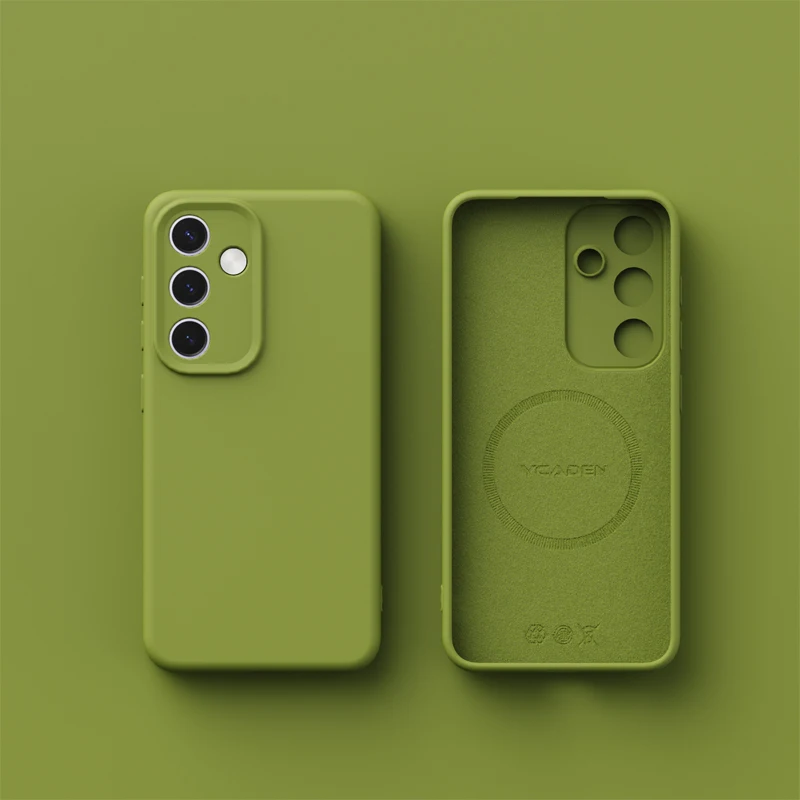 Premium Liquid Silicone Magnetic Case - Ultra Soft Shockproof Matte Candy Cover