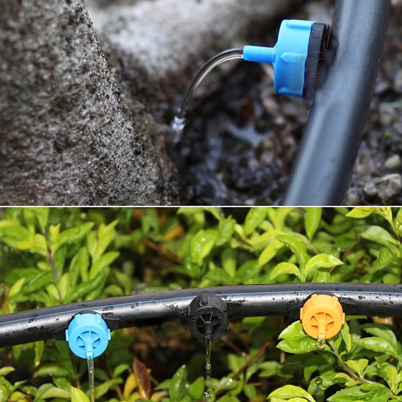 10~50 Pcs 2L/4L/8L Pressure Compensating Dripper Garden Micro Irrigation Watering System Fitting Irrigation Drop Drip Nozzle