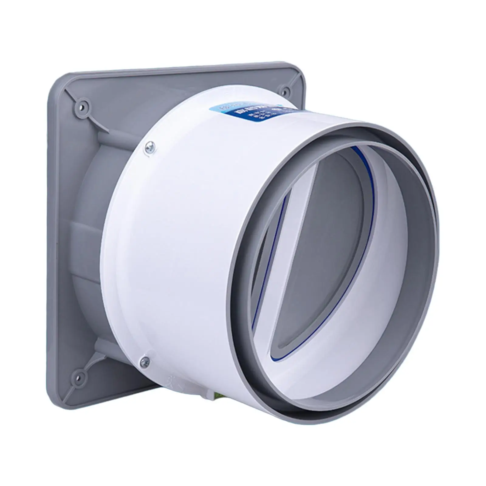 Kitchen Flue Check Valve Duct Draft Blockers Odor Resistant Backdraft Damper for Kitchen Exhaust Fans Bathroom Ducting Hose