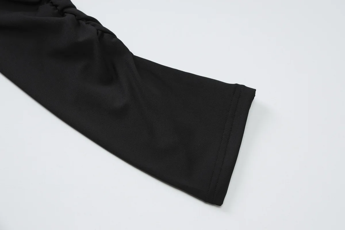 White Skew Collar Long Sleeve Maxi Dress For Women Autumn Winter New Bodycon Elegant Party Dress Female High Waist