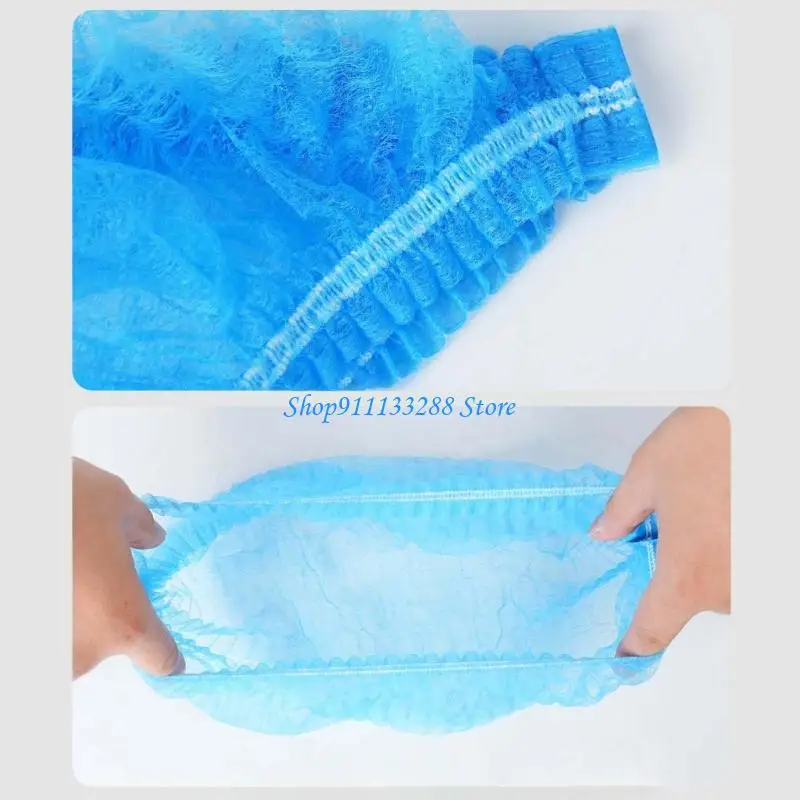 G88D Unisex Einweg-Kochkappe aus Vliesstoff mit elastischem Rand und Hygieneschutz – Detail 9