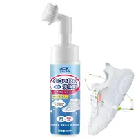 200ML Portable White Shoe Foam Cleaner Shoe Cleaner with Brush Shell Shoes Sneaker Cleaning Accessories Shoes Cleaning Agent 1