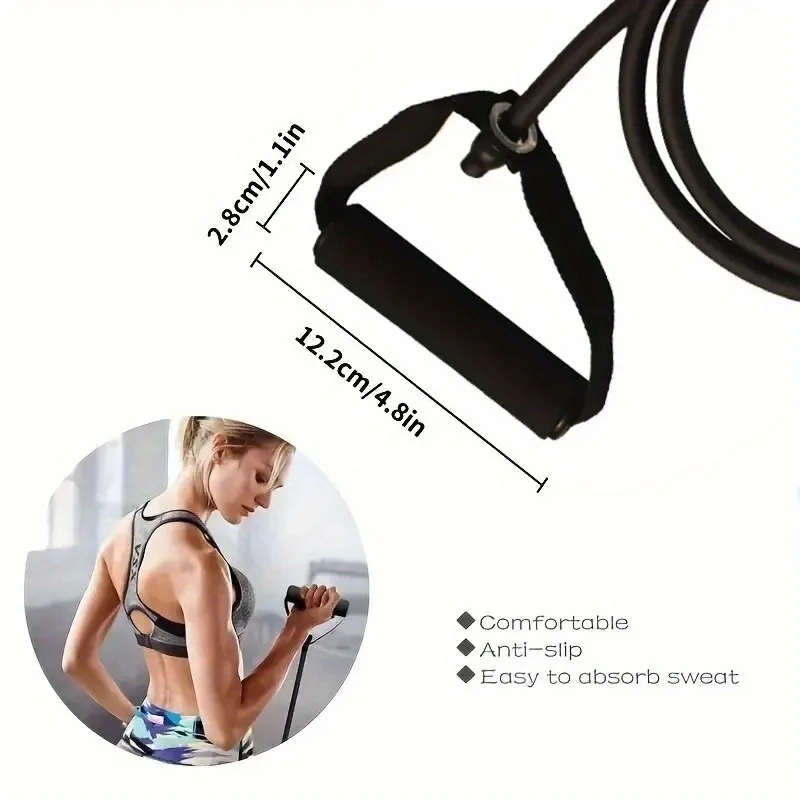 Enhanced Resistance Bands with Handles – Premium Exercise Bands for Strength Training and Home Workouts