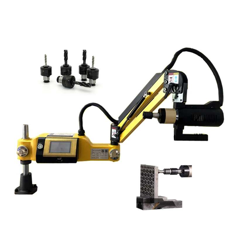 LYBGA CNC Elektrische Gewindeschneidmaschine mit Servomotor und Bohrfunktion – Einfache Gewindebearbeitung mit Spannzangen – Detail 2