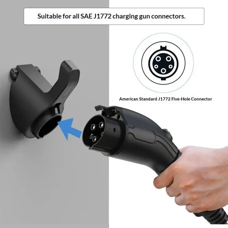 휴대용 EV 충전기 홀더 스탠드 ? Nacs Type 1 Type2 GB/T 차량용 충전기 벽걸이 브래킷, 차량용 충전 케이블 브래킷