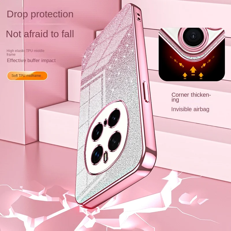Glitter Slim Protective Soft TPU Back Cover Case