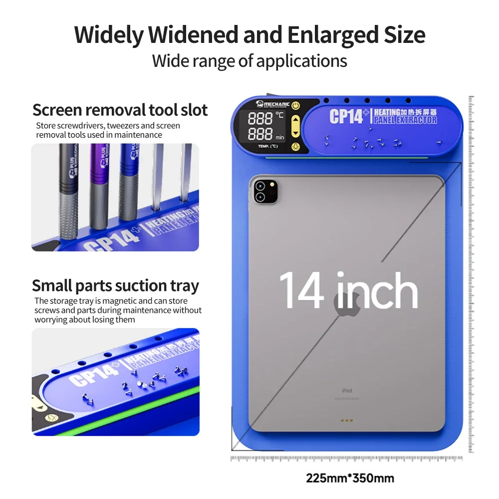 MECHANIC CP14+ LCD Screen Removal Heating Separator Silicone Pad for Mobile Phone IPad Repair Screen Removal Silicone Pad Tool