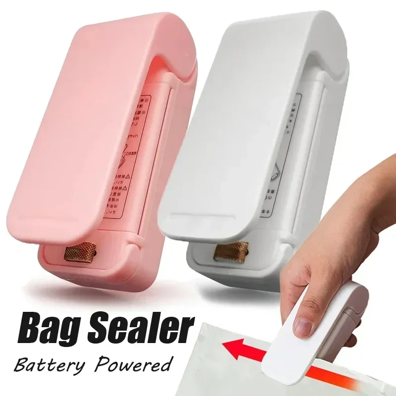 Mini heat bag sealing machine package sealer bags thermal plastic food bag closure portable food packaging heat