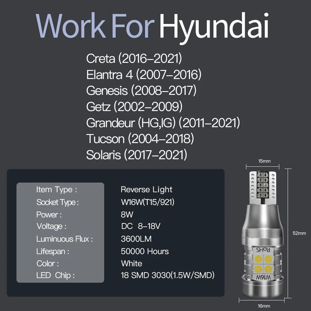 921 LED  Ʈ   ĵ,  ũŸ Ʈ 4 ׽ý  ׷  2004-2018 ֶ󸮽, 2x W16W T15