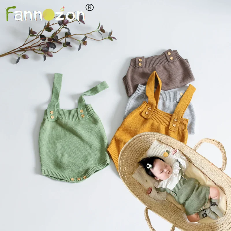 

2022 Toddler Sweaters Rompers Jumpers Knit Sweater Shorts for Baby Boys Girls Clothes Kids Knitwears Newborn Winter Jumpsuits