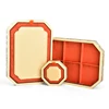 Palace Wind Belt Cover Jewelry Creative Tray Jade Jewelry Display Tray Dustproof Ring Bracelet Storage Tray 5
