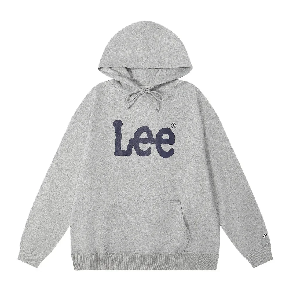 Lee Hooded Sweater High Version Print Women's Korean Ins Style Versatile Casual Men's Hoodie Loose Top Couple Unisex 5