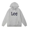 Lee Hooded Sweater High Version Print Women's Korean Ins Style Versatile Casual Men's Hoodie Loose Top Couple Unisex 5
