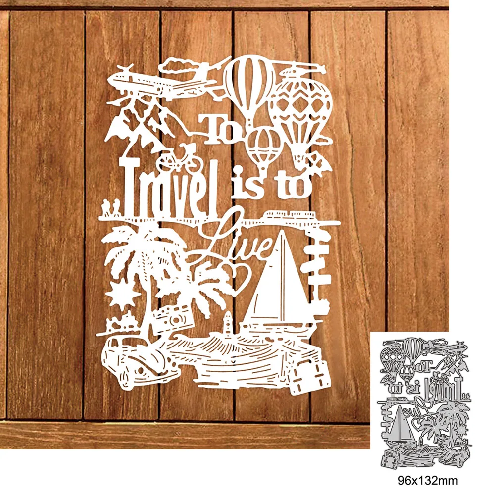 Matrices De Découpe De Tampons De Voyage Matrices Liées Au