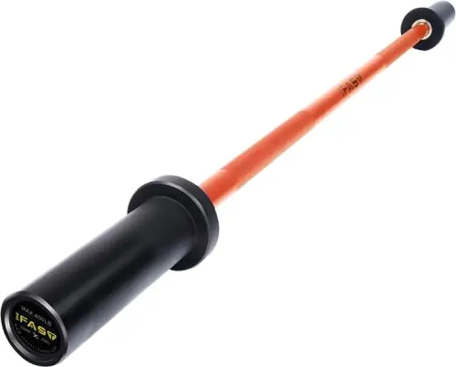 4ft Solid Iron Barbell with Plates 6